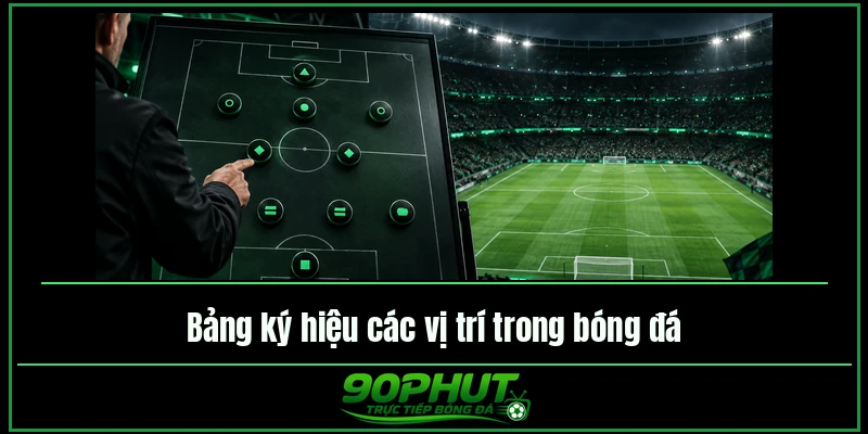 Bảng ký hiệu các vị trí trong bóng đá Bảng ký hiệu các vị trí trong bóng đá