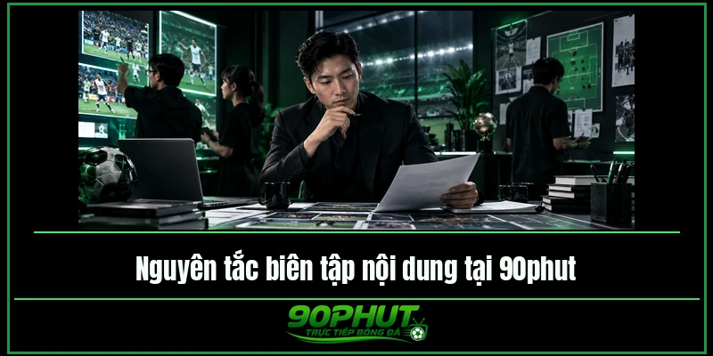 Nguyên tắc biên tập tin bóng đá tại 90phut TV Nguyên tắc biên tập tin bóng đá tại 90phut TV