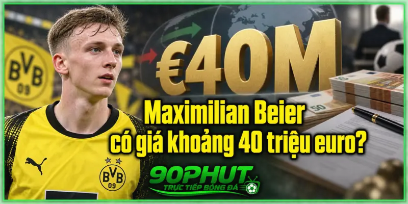 Maximilian Beier có giá khoảng 40 triệu euro
