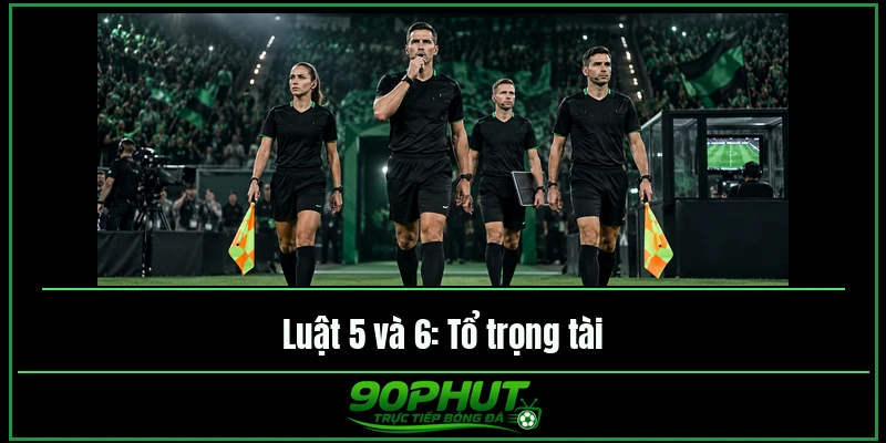 Tổ trọng tài trong luật bóng đá Tổ trọng tài trong luật bóng đá