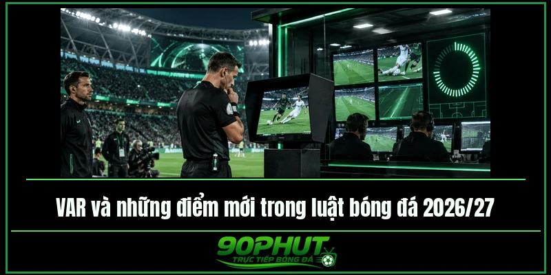 VAR được áp dụng như thế nào trong luật bóng đá VAR được áp dụng như thế nào trong luật bóng đá