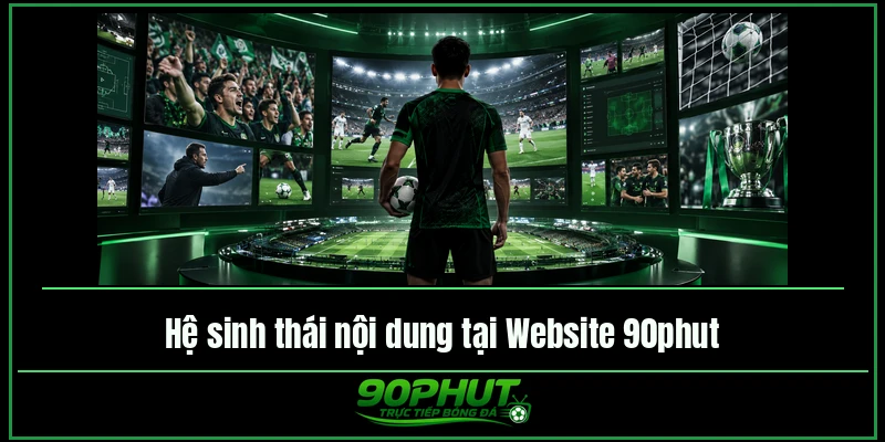 Hệ sinh thái nội dung tại Website 90phuttv